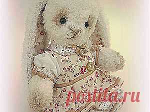 Вяжем белую зайку (схема) - Ярмарка Мастеров - ручная работа, handmade