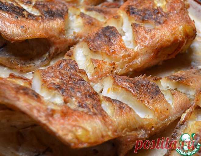 Морской окунь в духовке – кулинарный рецепт