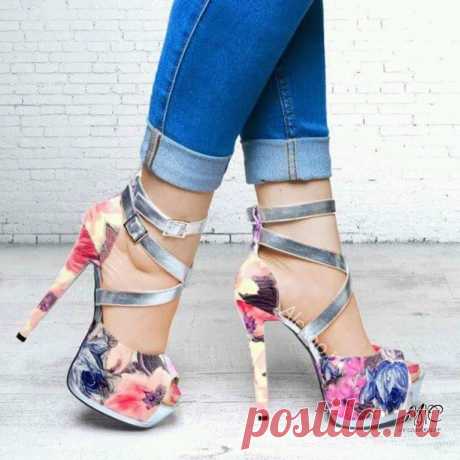 Look! Босоножки с цветами! — Модно / Nemodno