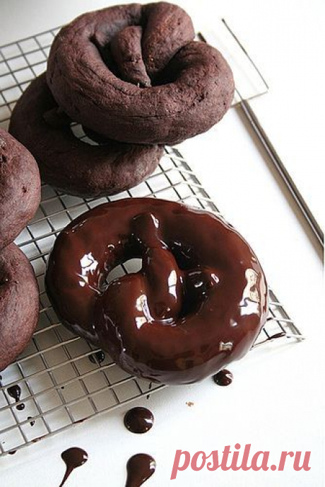 Bretzels au chocolat