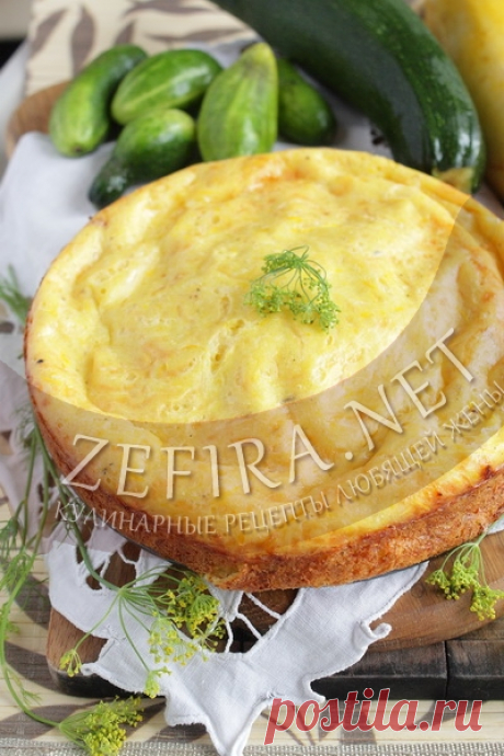 Закусочный пирог из кабачков с сыром - домашние рецепты с фото