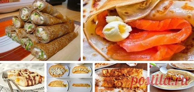 20 самых вкусных начинок для блинчиков