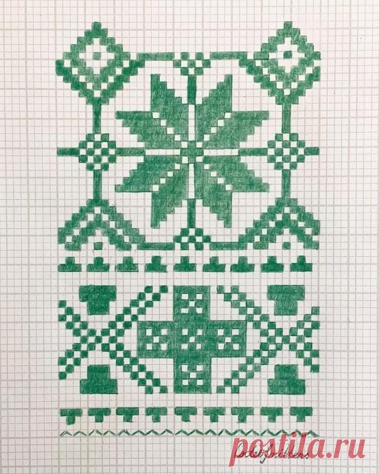 Зимний жаккардовый узор спицами 