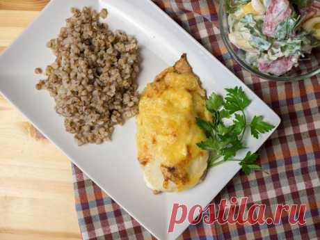 Курица под ананасом - Простые рецепты Овкусе.ру