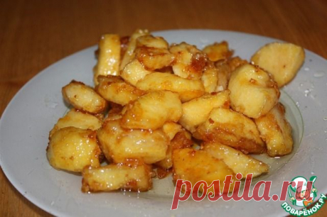 Яблоки в карамели.