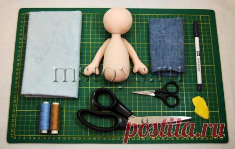 Мастер-класс: пиджак для куклы от Маргариты .