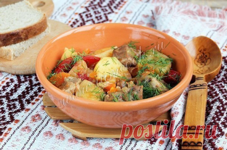 Сытное, вкусное, простое и очень домашнее жаркое в мультиварке Не пожалеете!