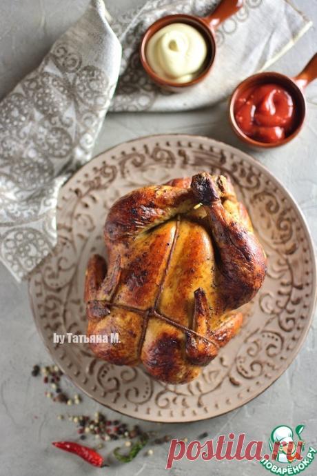 Курица с яблоками и ароматной пропиткой - кулинарный рецепт