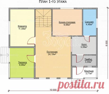 Феникс 4 К - цена: 989 800 руб., характеристики, планировка, комплектации, срок строительства | коттеджи серии Феникс