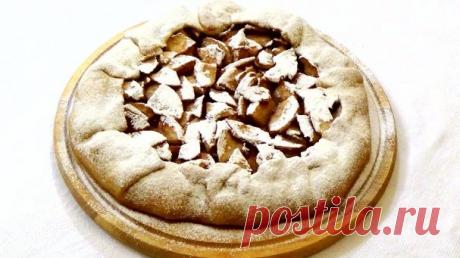 Пирог с яблоками (галета)