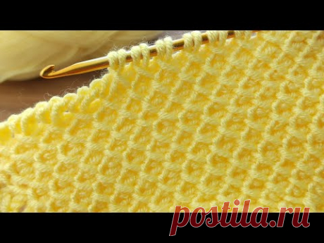 Wow 💯Amazing👌 * Super Easy Tunisian Crochet Baby Blanket For Beginners online Tutorial * #Tunisian