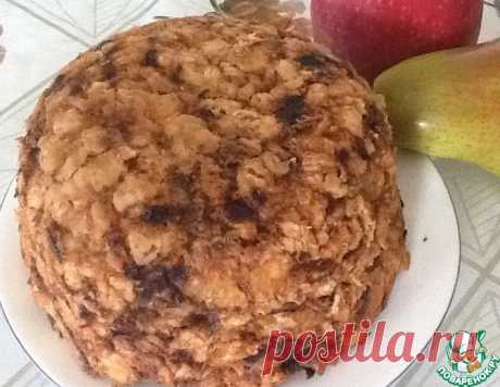 Еврейская бабка из мацы, яиц и жареного лука