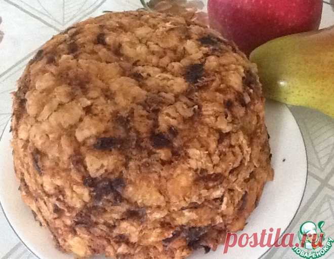 Еврейская бабка из мацы, яиц и жареного лука
