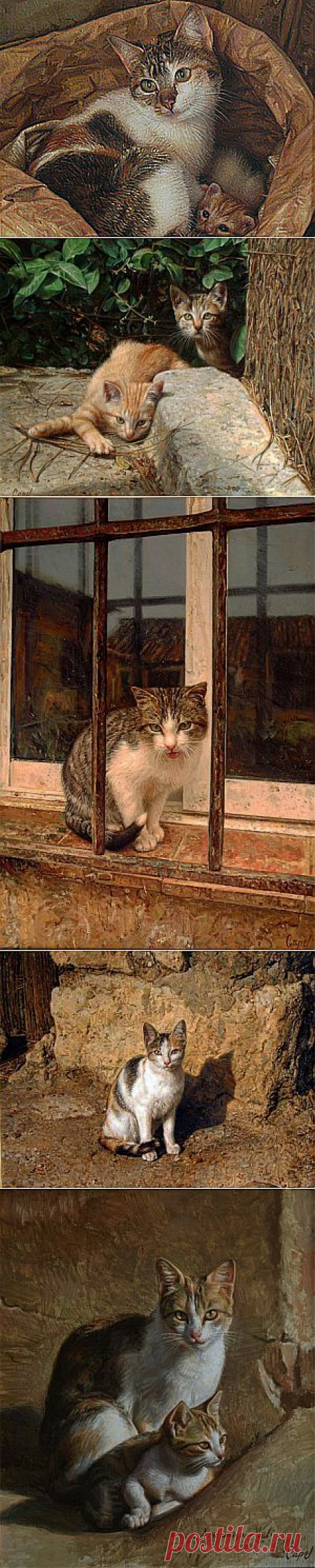 Кошки в искусстве. Антонио Капел: испанский реализм. - Ярмарка Мастеров - ручная работа, handmade