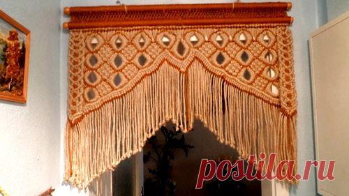 Макраме-штора"Шахерезада" часть 1 / Другие виды рукоделия / PassionForum - мастер-классы по рукоделию