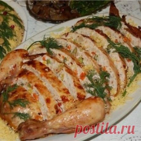 Фаршированная курица - восхитительное блюдо для истинных гурманов!