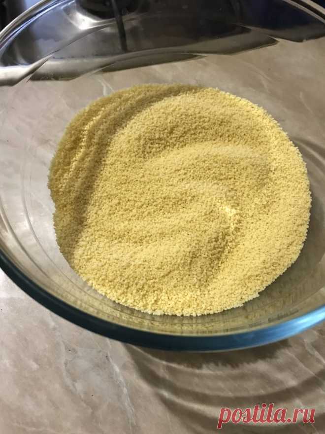 Курица с кускусом в азиатском стиле