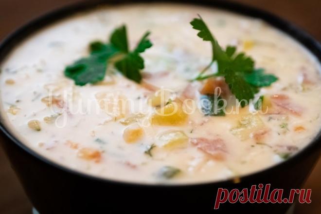 Окрошка на йогурте