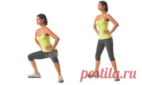 Упражнения для бедер и ягодиц - инструкция, видео