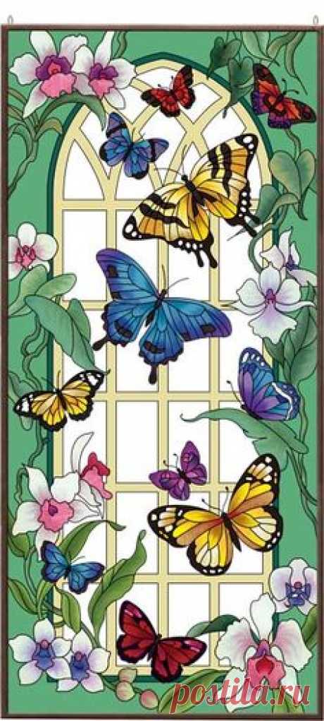 Art Panel-APM605R-Butterfly Garden - Butterfly Garden