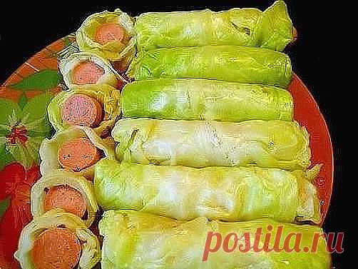 Сосиски в капусте. Новые голубцы. Вкусно и не обычно | Самые вкусные кулинарные рецепты