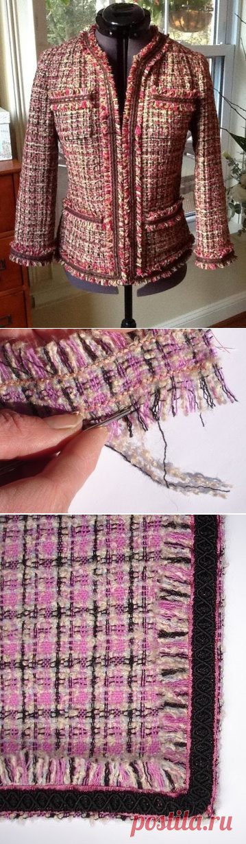 Декоративная тесьма с бахромой своими руками — Мастер-классы на BurdaStyle.ru