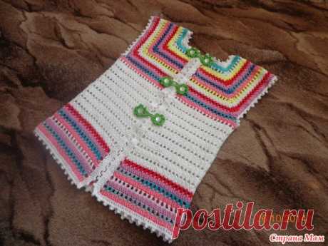 Жилеточка для доченьки "Краски радуги" - Вязание для детей - Страна Мам