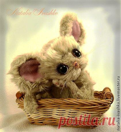 Мышонок Тим))) - мышка,мышка игрушка,мышонок,живые игрушки,коллекционная игрушка