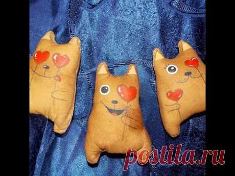DIY/ КОФЕЙНЫЕ КОТИКИ НА ДЕНЬ СВЯТОГО ВАЛЕНТИНА!