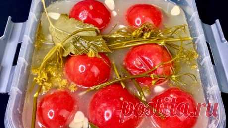 Квашеные помидоры на зиму как из бочки