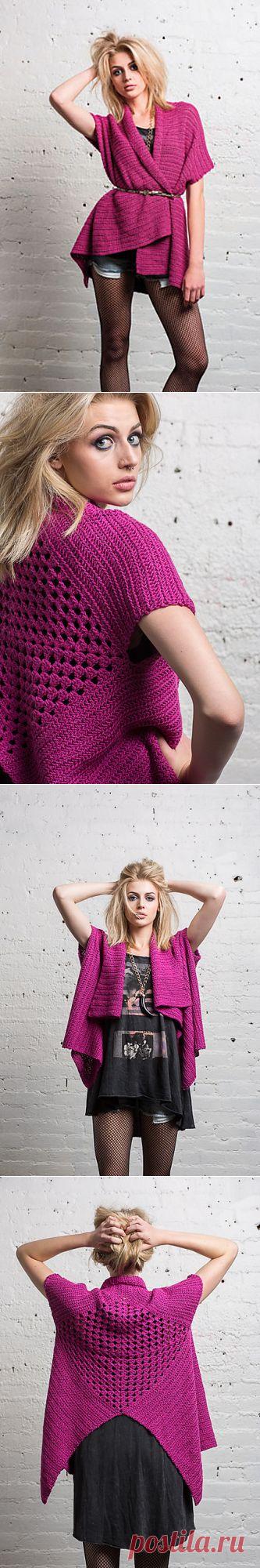 Crochetemoda: Casaqueto Pink, de Crochet
