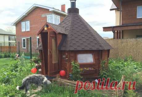 Мангал с домиком