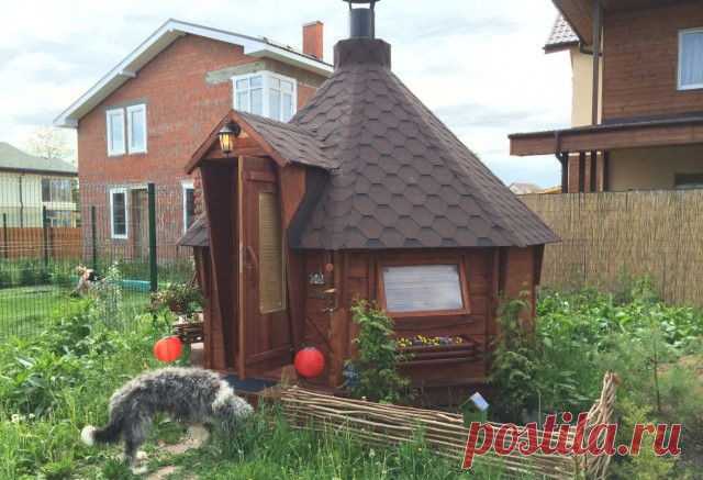 Мангал с домиком