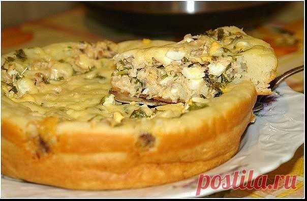 Быстрый пирог из рыбы