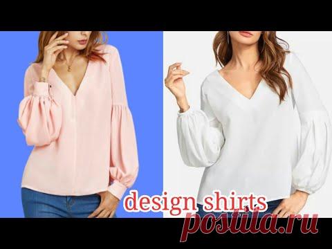 Thiết kế Áo kiểu nối tay rút phồng đẹp |design shirts |basic Sewing techniques |