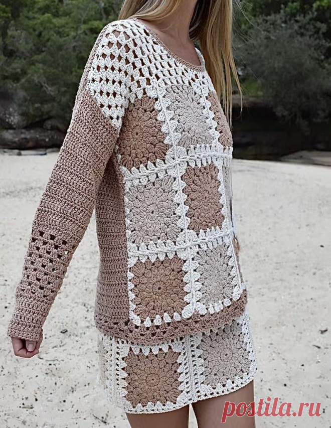 Ажурные джемперы крючком - Богатство фактур и рельефов | Вязание идеи для вдохновения | Дзен
