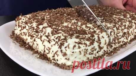 Торт " Для ленивых ", гости даже не поняли из чего он приготовлен | ВКУСНЯХА | Яндекс Дзен