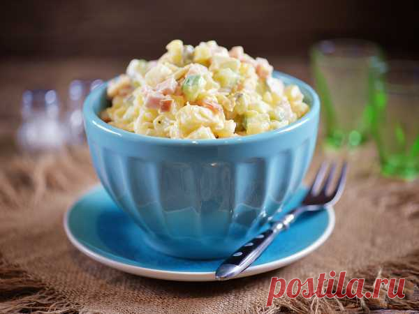 Салат «Берлинский» с ветчиной и сыром — рецепт с фото пошагово