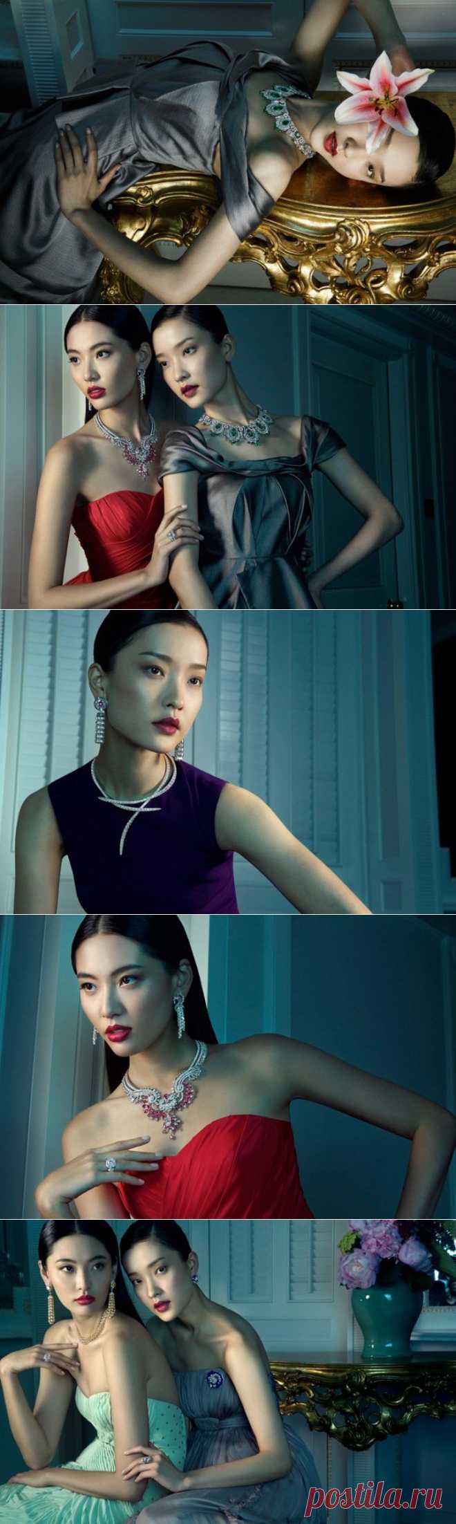 рекламная кампания украшений Van Cleef & Arpels