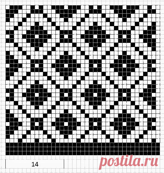 Вяжем разные орнаменты. Схемы
