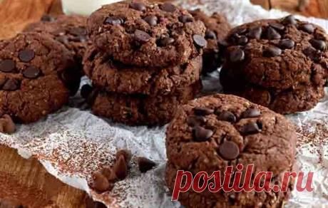 Шоколадное печенье - Кулинарные рецепты 