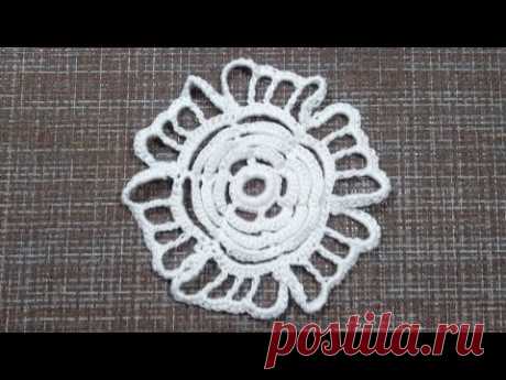 Napkin crochet scheme for beginners - knitting - Как Легко связать мотив крючком - YouTube