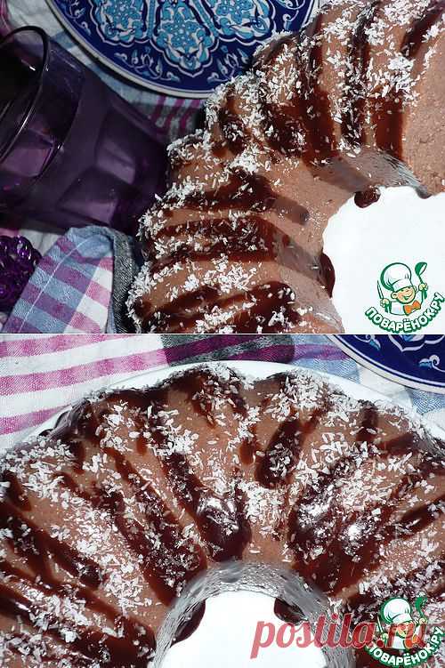 Шоколадный десерт из манной крупы - кулинарный рецепт
