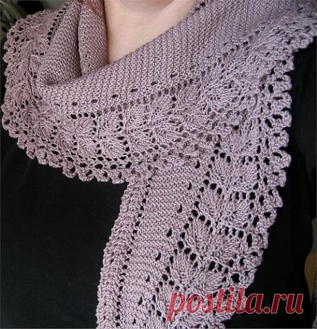 Красивый бактус спицами