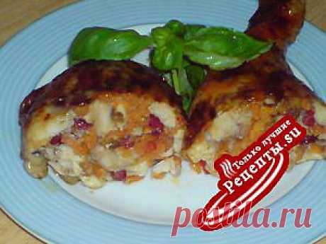 Куриные окорочка, фаршированные курагой, брусникой, чили и морковью » Рецепты.Su - Кулинарные рецепты, рецепты блюд, кулинарные рецепты с фото и видео, салаты, супы, торты, напитки, выпечка, закуски, десерты