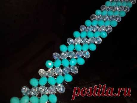Браслет из бусин. Мастер- класс узора. DIY. Easy beaded bracelet