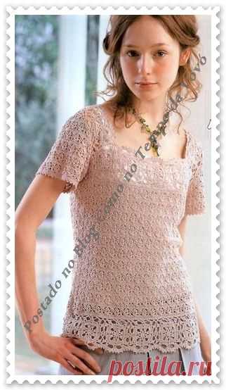 ажурная кофточка