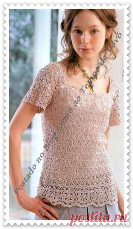 ажурная кофточка