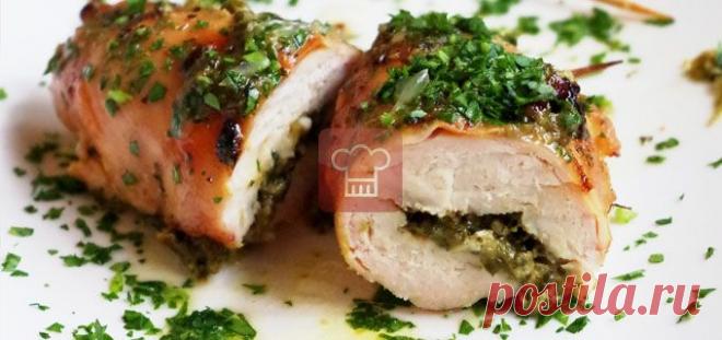 Куриная грудка с песто из шпината | Кулинарный журнал Stay Delicious