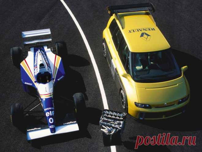 Как Renault, Matra и Williams построили минивэн с сердцем Формулы-1 (16 фото + 4 видео) | Чёрт побери В 1995 году свет увидел Renault Espace с мотором… от болида Формулы-1! История появления этой сумасшедшей модели весьма прозаична и посвящена двум датам — круглой в виде 10-летия модели Renault Espace и «обычной» в виде титулов Renault в Формуле-1 в качестве моториста. Французская марка осталась поставщиком моторов и сотрудничала, в частности, с командой Williams с которой...
